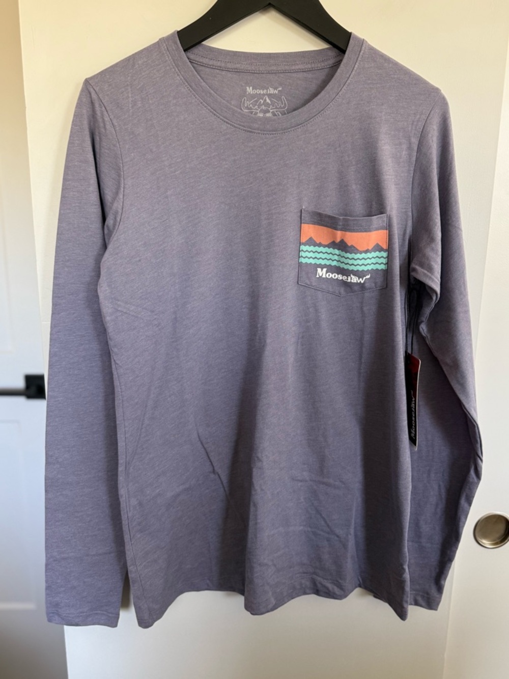 NWT Moosejaw Womens Peak Original Long Sleeve Pocket Tee Size Large